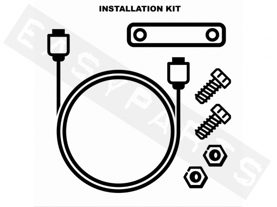 Kit installation APRILIA (PMP) Mia 3.0 SR GT Compact 125-200 2021-2022